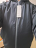 优衣库女装双面穿防风摇粒绒拉链连帽外套户外防水冬季新款479697 479697/09黑色 M 实拍图