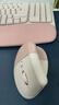 罗技（Logitech）Wave Combo 无线人体工学键鼠套装 垂直鼠标 无线蓝牙鼠标 办公键盘 无线键盘 蓝牙键盘 粉色 实拍图