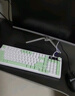 惠普（HP）K500F机械手感有线键盘 静音多功能旋钮办公游戏台式电脑笔记本通用  绿白色 实拍图