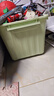SPACEXPERT 衣物收纳箱特大号塑料整理箱车载储物箱60L绿色 1个装 带轮 实拍图