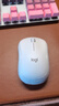 罗技（Logitech）M221 轻音鼠标 无线鼠标 办公鼠标 对称鼠标 带无线微型接收器 米白色 实拍图