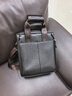 波斯丹顿男士单肩斜挎包学生潮流背包大容量多功能手提包头层牛皮公文包 实拍图