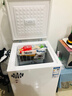 澳柯玛（AUCMA）100升单温冷柜家用减霜小冰柜冷藏柜冷冻柜小型冷柜卧式顶开门冰箱一级能效 BC/BD-100H 以旧换新 实拍图