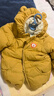 G.duck小黄鸭冬季加绒加厚宝宝羽绒棉服童装衣婴幼儿发光卡通连帽外套 升级版加绒亮灯 黄色 110 码【建议身高90-100cm】 实拍图