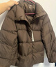 优衣库女装羽绒茄克/柔软面料外套夹克25秋冬新款479212 37 栗色 L 实拍图