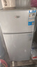 志高（CHIGO）小冰箱迷你小型家用冷藏冷冻两用宿舍出租房用双门办公室电冰箱节能省电 【一级能效】82L银色【两天约一度电】 实拍图