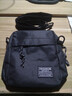 男士单肩包多层小背包轻便通勤休闲户外男斜挎包 黑色 实拍图