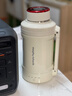 摩飞电器（Morphyrichards）电热水壶便携式烧水壶旅行热水壶烧水杯真空保温壶不锈钢保温瓶大容量户外 MR6061 1L 椰奶白 实拍图