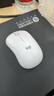 罗技（Logitech）M221无线鼠标 办公鼠标 静音鼠标 笔记本台式机家用带USB接收器 多色可选 M221-雪融白＋【鼠标垫多选一】 实拍图