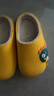 儿童棉拖鞋秋冬爆款加绒保暖毛毛鞋男女童防滑室内居家棉鞋 黄色 26.5 内长16.5cm 实拍图