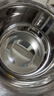 炊大皇 不锈钢盆筛五件套304钢加大加厚洗菜盆沥水和面盆沙拉拌菜调料盆 实拍图