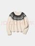 优衣库女装费尔岛风圆领针织衫/毛衣毛衫479233 01 乳白色 3XL /170/108C 实拍图