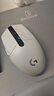 罗技（G）G304 LIGHTSPEED无线鼠标 游戏鼠标 轻质便携 绝地求生FPS鼠标英雄联盟LOL吃鸡 生日礼物 白色 实拍图