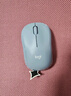 罗技（Logitech）M221 轻音鼠标 无线鼠标 办公鼠标 对称鼠标 带无线微型接收器 雾霭蓝 实拍图