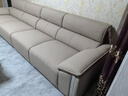 左右大黑牛真皮沙发现代简约客厅轻奢头层牛皮中小型家具DZY6050 [11]3.48m大四人位奶茶色 实拍图