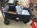 探险者（TAN XIAN ZHE）露营车儿童可躺户外推车野餐车露营装备折叠露营推车营地车买菜车 250L 曜石黑坦克轮【轮宽10CM】 实拍图