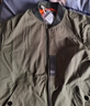 马登工装美式空中MA1飞行员夹克军事风短款外套复古棒球服男潮秋上衣 绿色 XL 实拍图