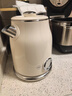 美的（Midea）艺术家电热水壶烧水壶自动断电保温一体  1.6L大容量 316L母婴级不锈钢恒温壶 精准控温 63-Q 实拍图