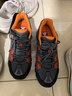 悍途（HUMTTO）透气登山鞋低帮防滑耐磨爬山鞋四季网面新款舒适减震户外徒步鞋 深灰/桔色609-男 42 实拍图