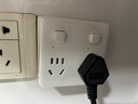 公牛（BULL）86型转换插头/插座/转换插座/电源转换器 一转四转换插头 适用于卧室、厨房 4位分控开关 GN-93223 实拍图