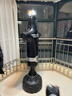 爱倍健（AIBEIJIAN） 拳击沙袋立式吸盘不倒翁沙包散打泰拳训练武术搏击健身器材家用 1.7黑人形【橡胶减震小钻石桶】 实拍图