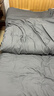 京东京造 悦柔床单单件 120g加厚耐用 A类磨毛床罩 180x230cm 科技灰 实拍图