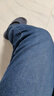 真维斯（Jeanswest）王一博代言牛仔裤男秋冬新款天丝舒适修身直筒高端潮牌休闲裤子男 深蓝【天丝厚款】 33 码(2尺6) 【建议140-150斤】 实拍图
