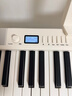 特伦斯折叠钢琴88键便携式电钢琴成人儿童电子琴重力度键盘V30pro钢琴 时尚白+专用琴包+Z琴架 实拍图