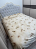 皇朝家私仿生羊绒四件套 A类高克重牛奶绒套件 冬季加厚床上床单被套200*230cm 春屿米 实拍图