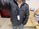 啄木鸟轻薄羽绒服男秋冬季款外套男连帽情侣加绒保暖袄子冬装上衣服男装 1805黑色【连帽款】 2XL （140-160斤） 实拍图
