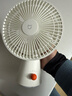 米家 小米桌面小风扇 开学必备台式手持迷你便携充电风扇小型 户外露营宿舍办公室家用 7羽叶大风量 实拍图