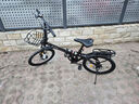 永久折叠自行车山地车成人女式便携双减震小型变速男学生成年大人单车 黑色 22寸 单速 辐条轮 实拍图