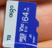 爱国者（aigo）128GB内存卡TF（MicroSD）存储卡A1 U3 V30 4K行车记录仪&监控摄像头手机平板相机游戏机储存卡 T0 实拍图