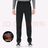 探拓（TECTOP）冲锋裤男加绒保暖防风软壳裤登山徒步裤 男款黑色 XXL 实拍图