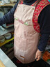 光多拉防水围裙厨房防油污家用做饭无袖工作服男士女士通用家务清洁粉色 实拍图