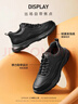 百丽厚底增高健步鞋男25秋户外休闲运动鞋A2152CM5 碳墨黑 39 实拍图