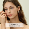 Arsis【许妍同款】自由搭配潺流耳圈耳钉耳环送女友生日礼物 银色小号 实拍图