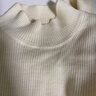 森马（Semir）毛衣女冬季舒适紧身半高领正肩纯色羊毛衫显瘦打底衫101724107003 实拍图
