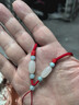 梦逸和田玉吊坠挂绳翡翠观音佛挂绳项链绳手工编织绳红绳子玉器绳 红色 实拍图