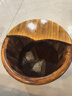 川柏香实木泡脚桶木桶洗脚盆木桶家用足浴桶泡脚木质香柏木碳化木制脚盆 30cm 【碳化带盖】+艾草60包 实拍图