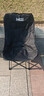 小魔户外折叠椅 折叠靠背椅加高月亮椅露营折叠凳子便携躺椅钓鱼椅 黑 实拍图