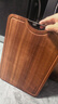 双枪乌金檀木整木菜板 百年龄砧板家用切菜案板抗菌实木菜板40*28*3 实拍图