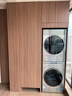松下（Panasonic）纤界10+10kg洗烘套装智能投放变频洗衣机正反转防缠绕热泵烘干衣机线屑过滤除毛包豪斯设计 L186+LHM02Y2 拉丝银 实拍图