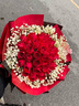 幽客玉品鲜花速递红玫瑰花束表白送女友老婆生日礼物全国同城配送 33朵红玫瑰花束—女王款 实拍图