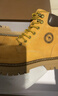 骆驼（CAMEL）王俊凯同款冬加绒户外工装马丁大黄靴男 G122W7757TR 金黄 40 实拍图