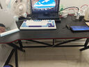奥伦福特  电脑桌台式家用电竞游戏桌办公书桌简约书房写字桌子 碳纤维纹路单桌-120*60 升级款电竞桌 实拍图