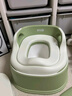 可优比（KUB）儿童马桶坐便器男女宝宝便尿盆脚踩凳婴儿马桶垫厕所pu垫-橄榄绿 实拍图