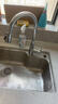 九牧（JOMOO）抽拉悬停厨房水龙头冷热出水可旋转三档切换龙头33098-385/1B5-Z 实拍图