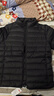 京东京造【air+零压羽绒】轻薄羽绒服男外套冬立领90鸭绒 曜石黑XL 实拍图
