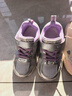 泰兰尼斯冬季儿童运动鞋加绒保暖男女童棉鞋防滑老爹鞋银色/紫29 实拍图